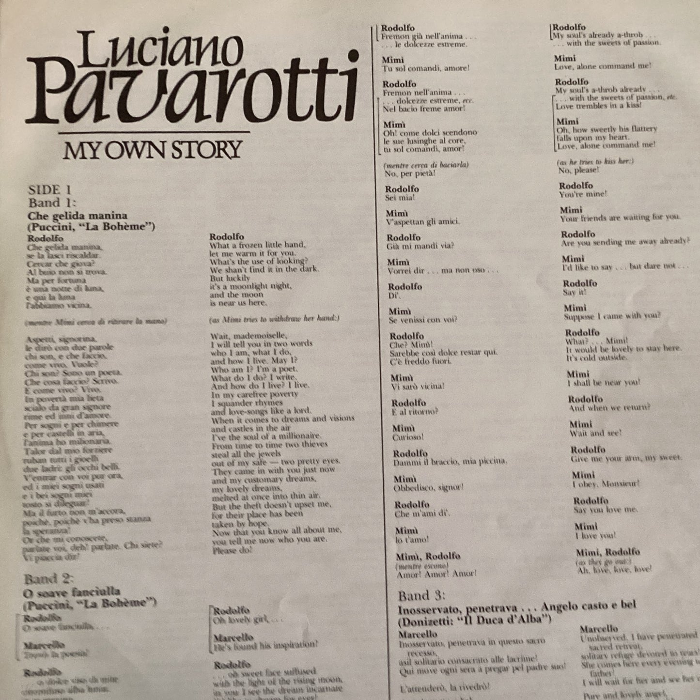 Pavarotti - My Own Story
