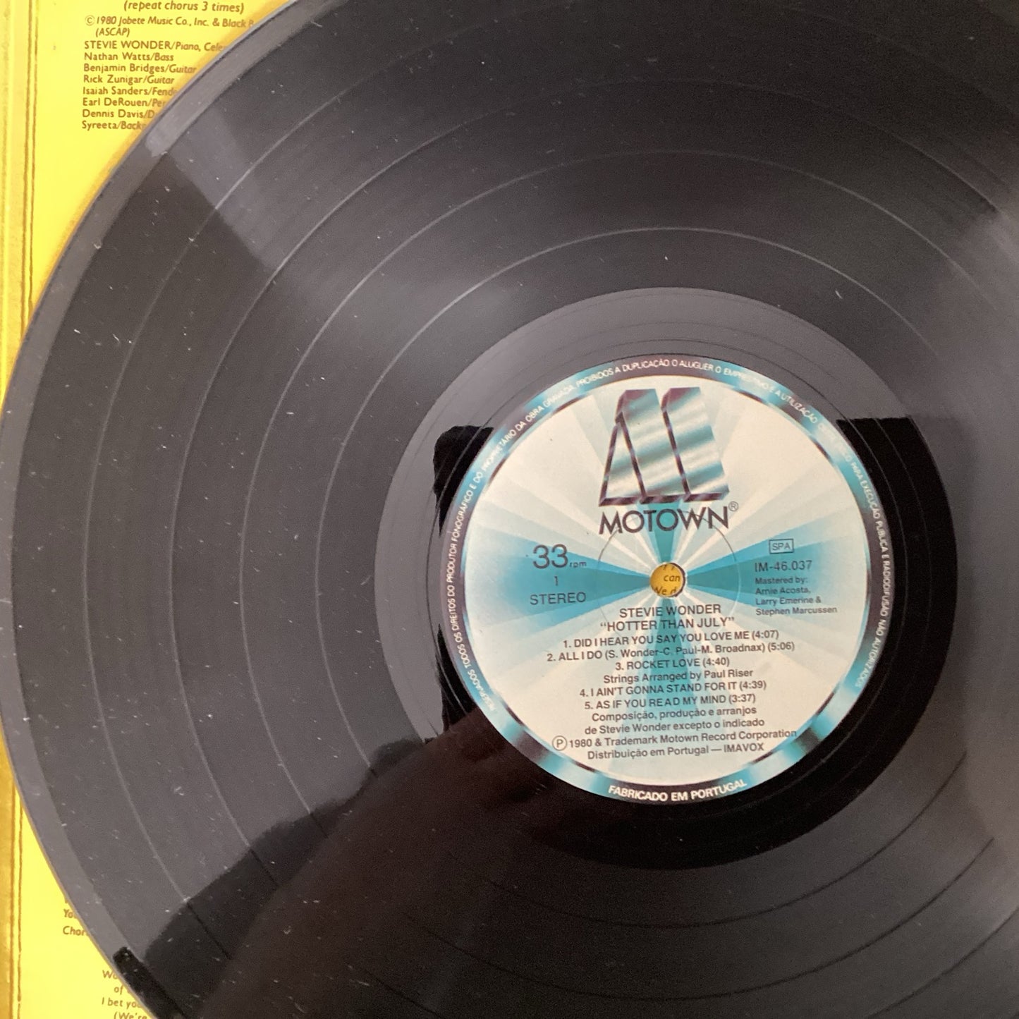 Stevie Wonders- Hotter Than July