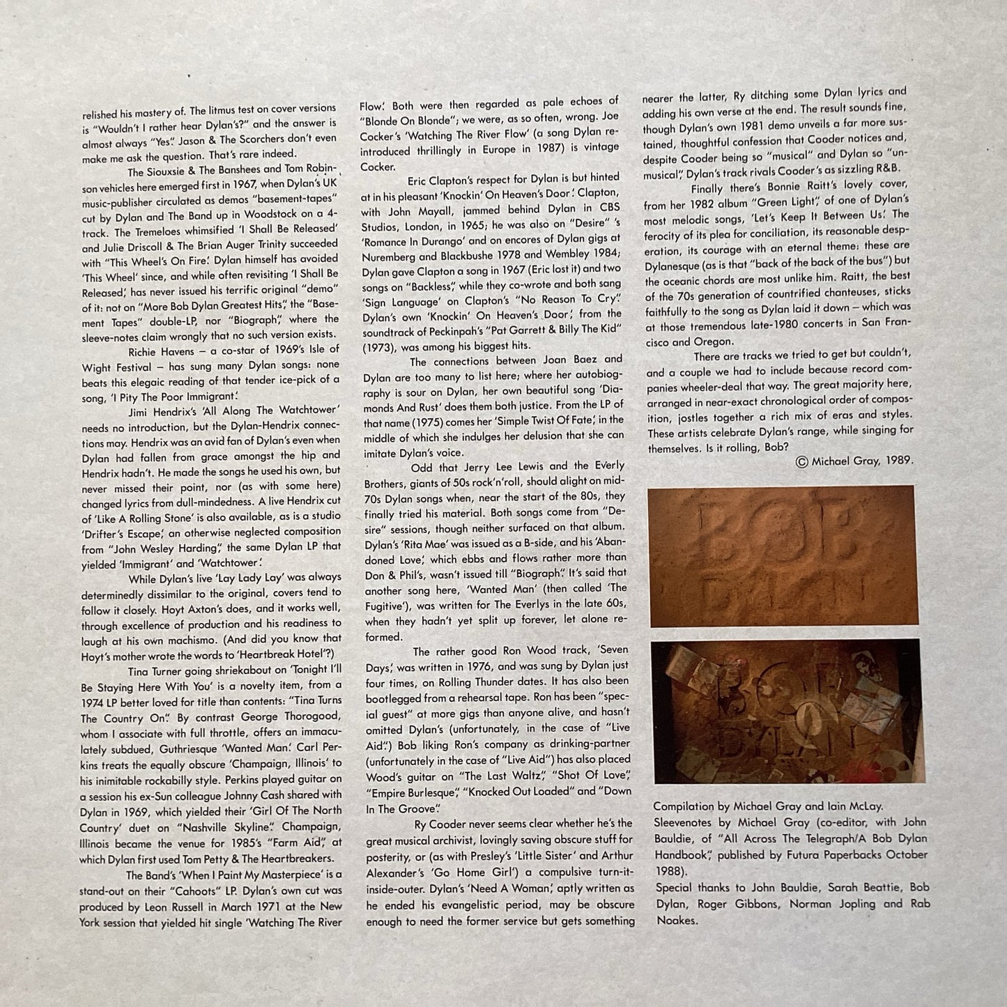 The Songs of Bob Dylan