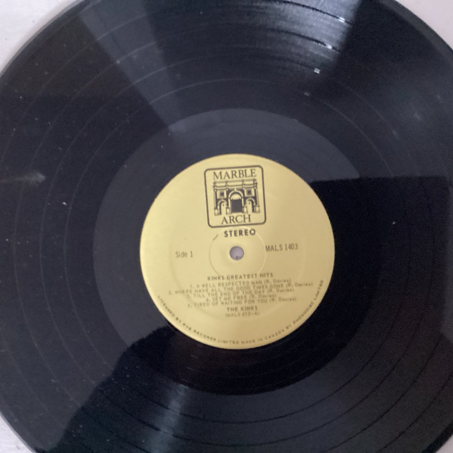 The Kinks - Greatest Hits (Canadian Press)