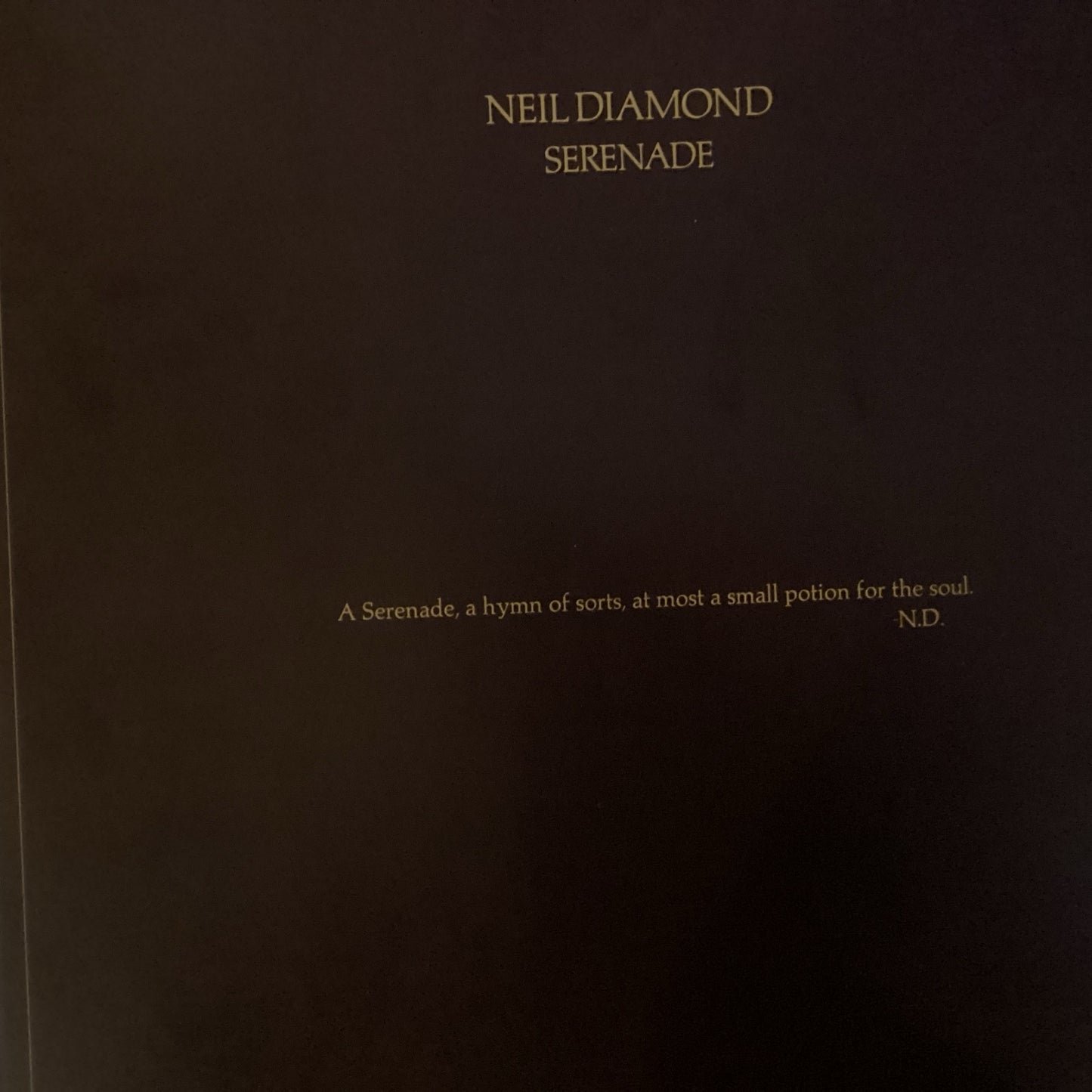 Neil Diamond -Serenade