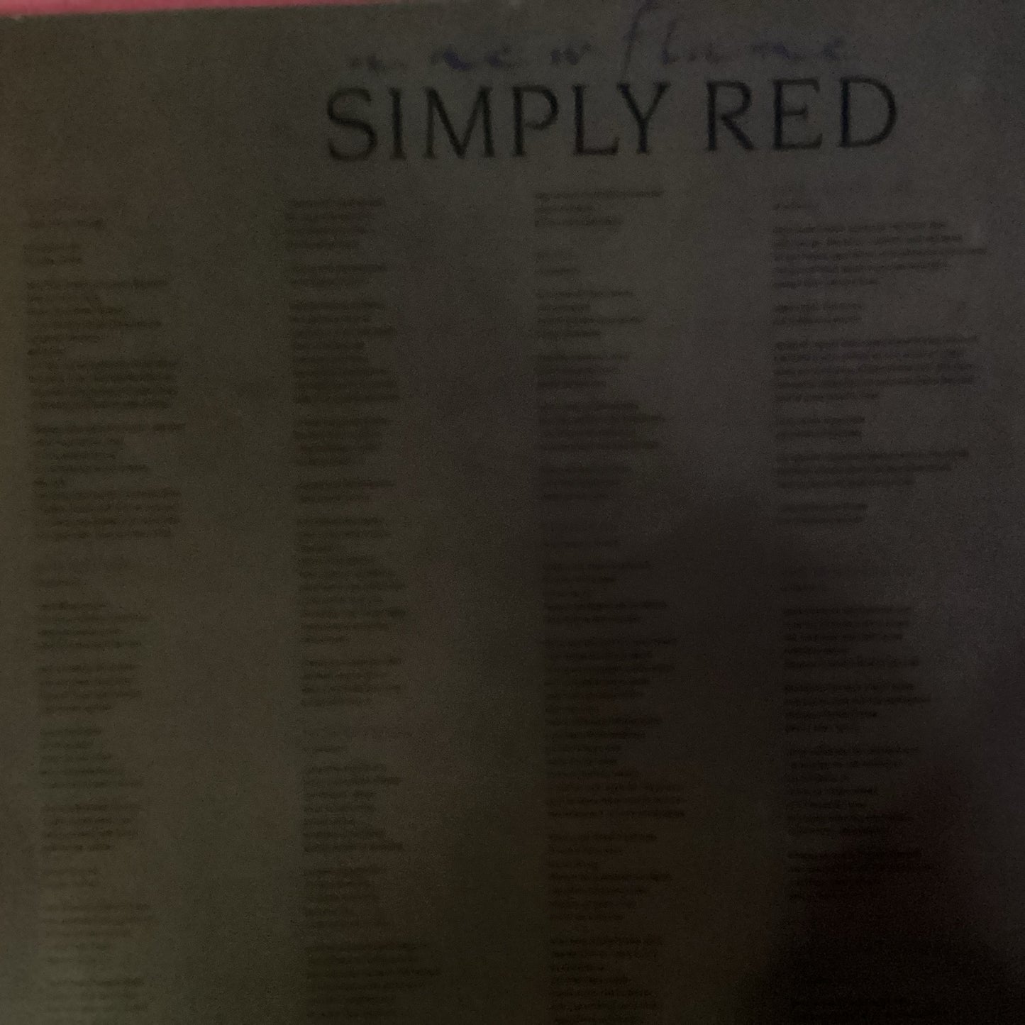 Simply Red - A New Flame