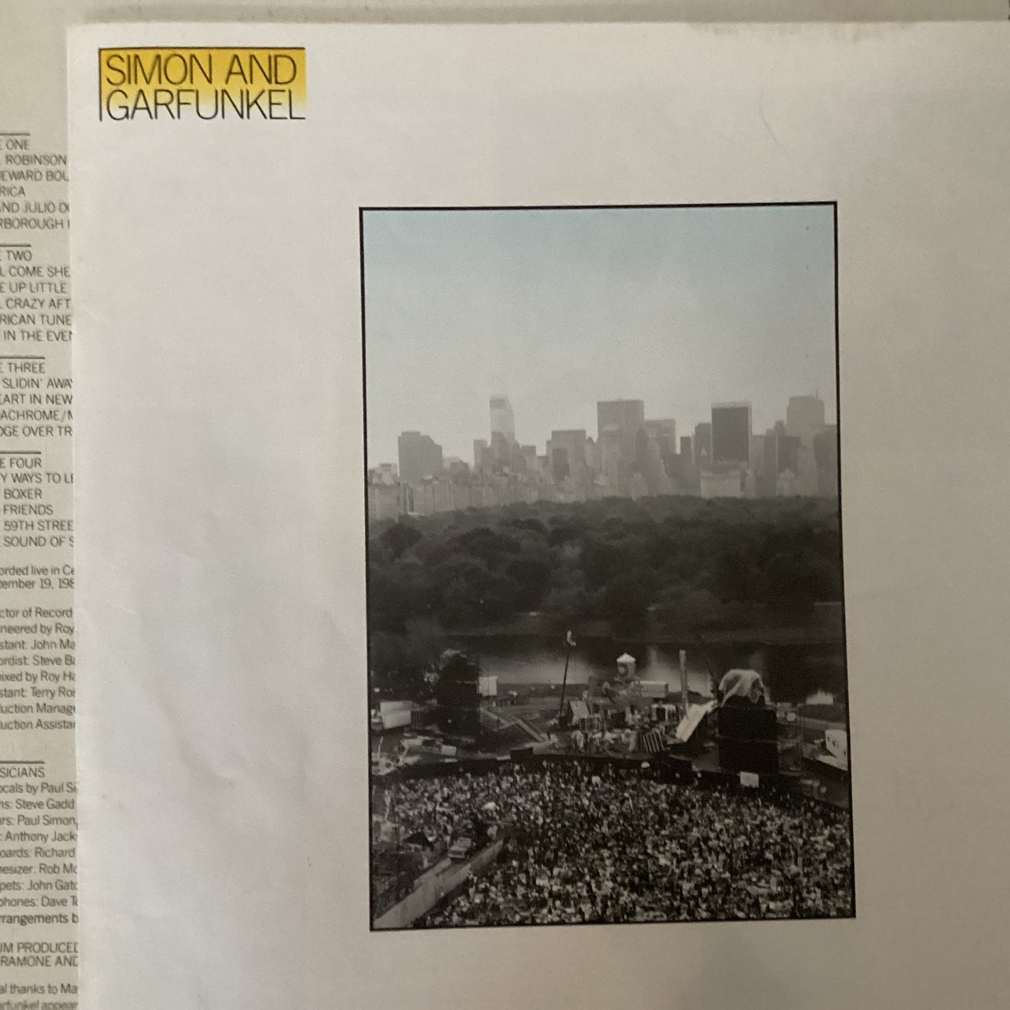 Simon & Garfunkel - Concert in Central Park