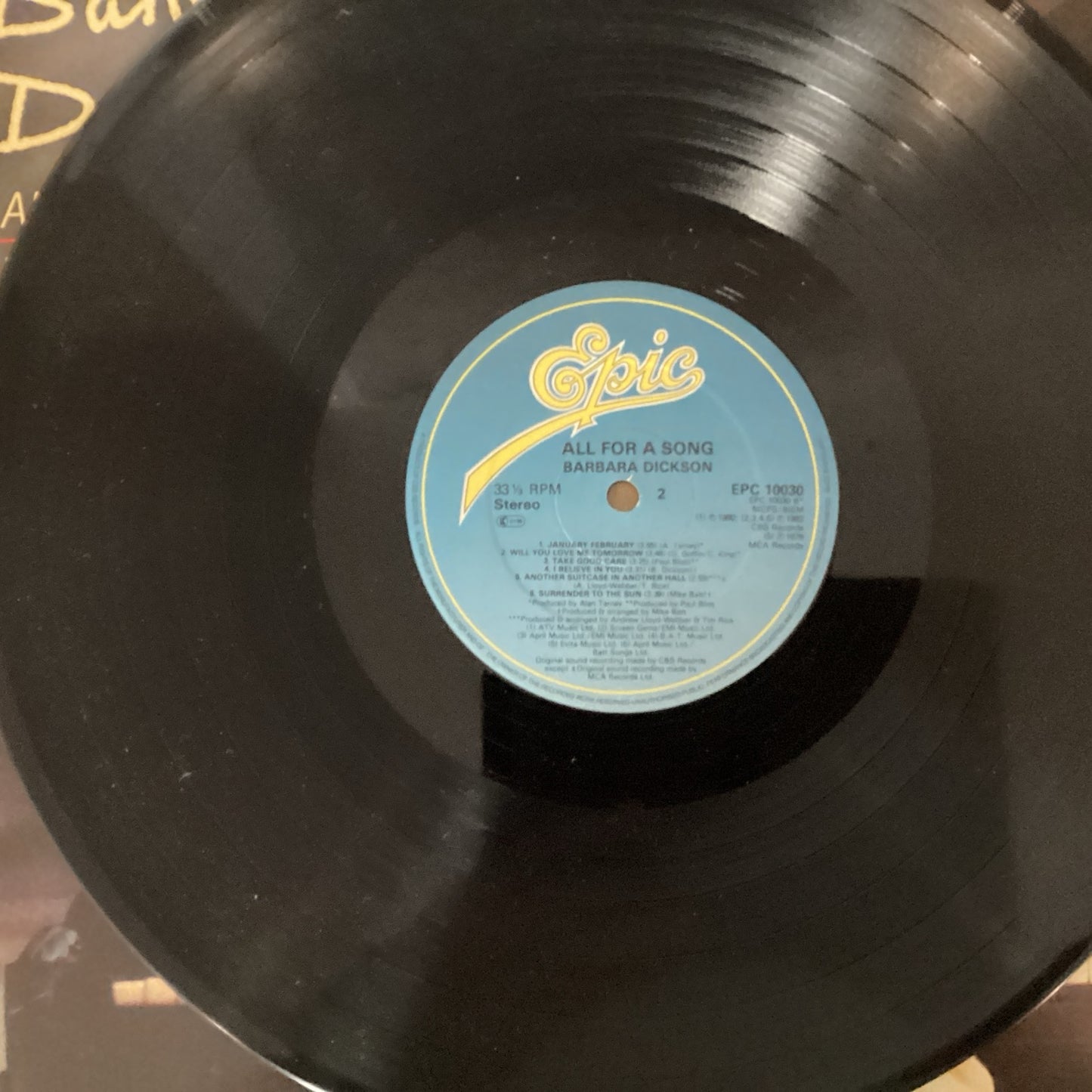 Barbara Dickson - All For A Song